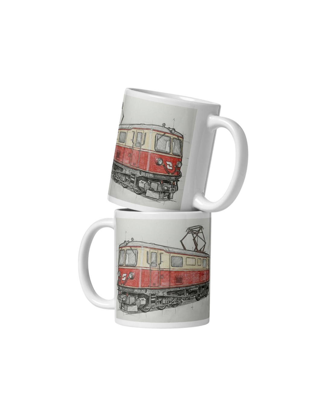 “1099” Tasse Eisenbahnclub Mh.6 X Trainimals