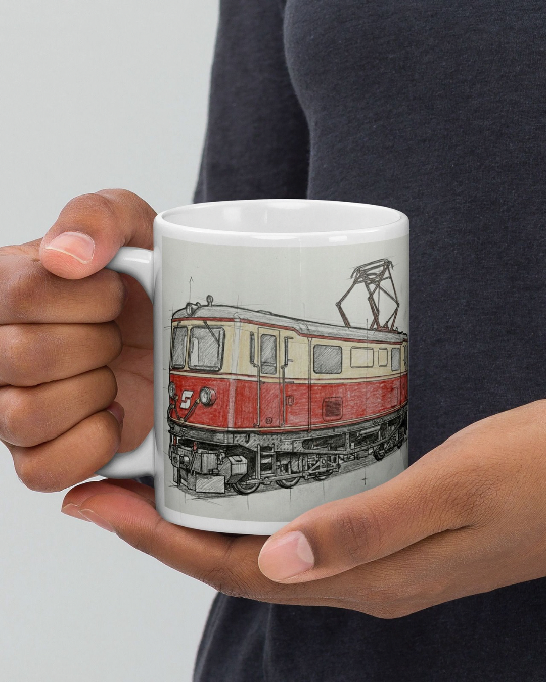 “1099” Tasse Eisenbahnclub Mh.6 X Trainimals