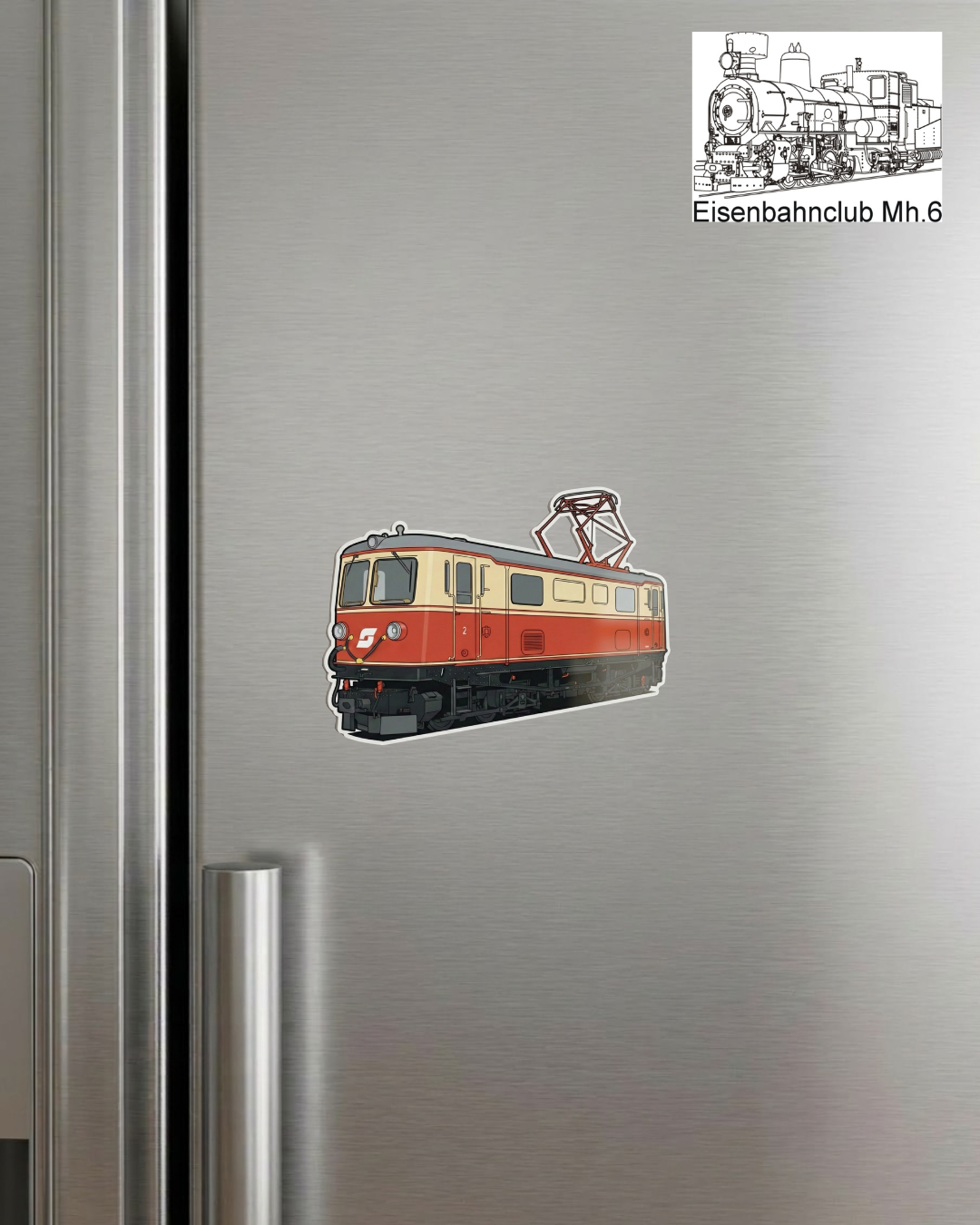 “1099” Acryl Magnet - Eisenbahnclub Mh.6 X Trainimals