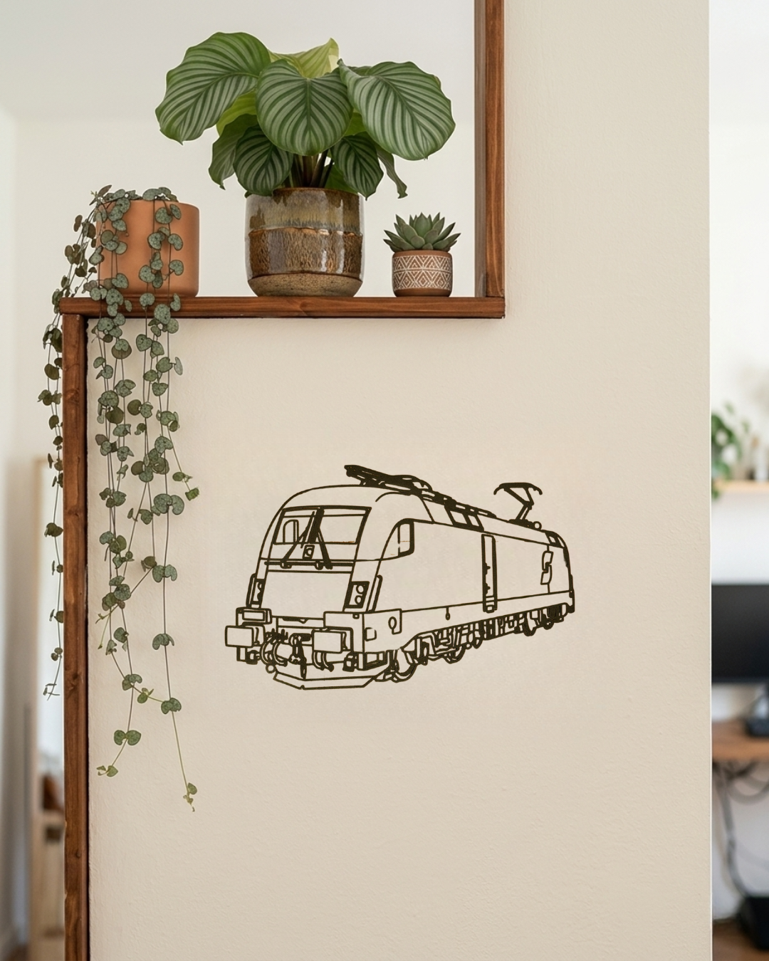 "Kraftpaket" Metall-Wandbild (30 cm)