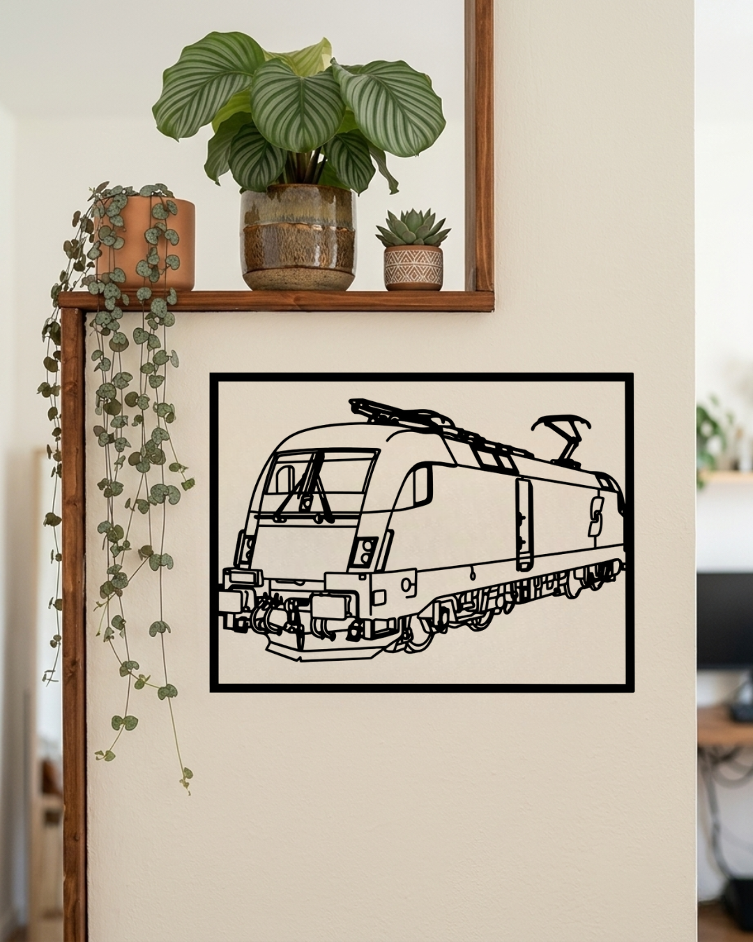 "Kraftpaket" Metall-Wandbild (40 cm)