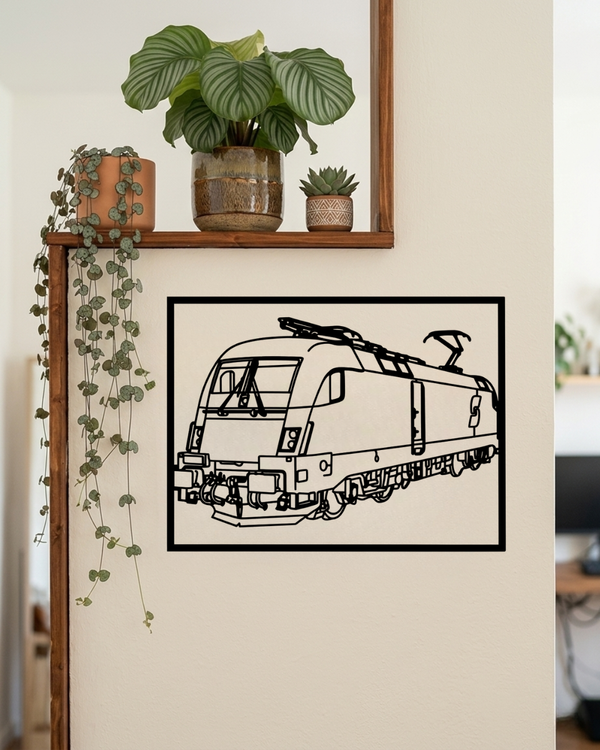 "Kraftpaket" Metall-Wandbild (40 cm)