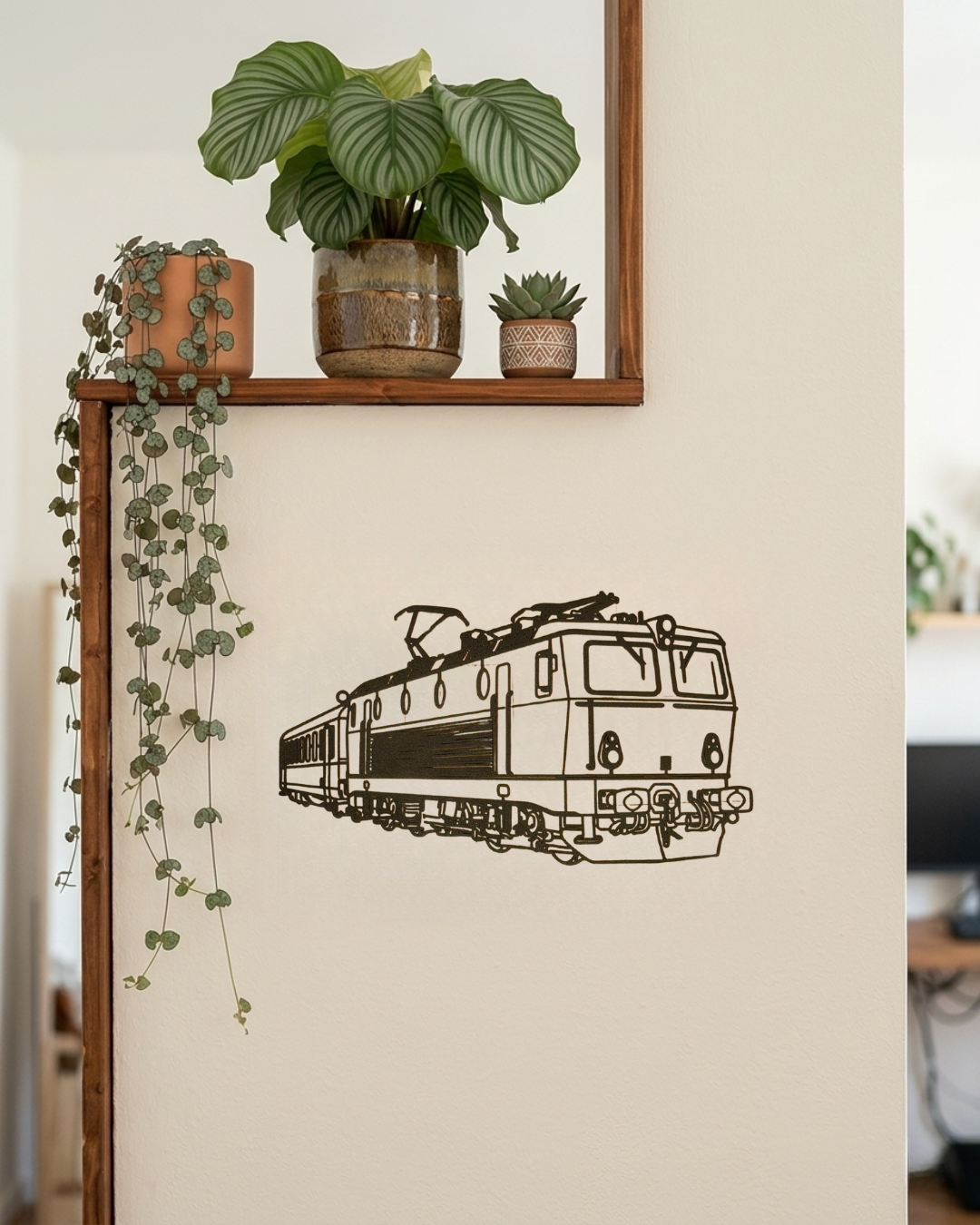 “Alpenstaubsauger” Metall-Wandbild (30 cm)